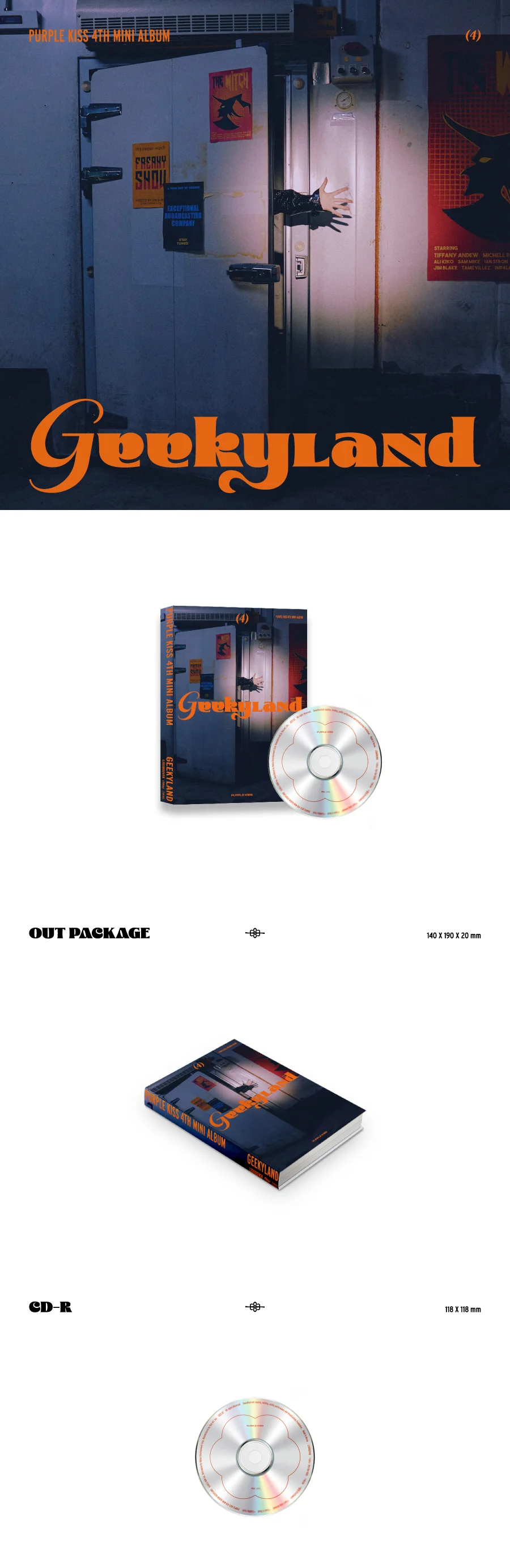 PURPLE KISS - Geekyland - Main Version (4th Mini Album) CD - Image 2