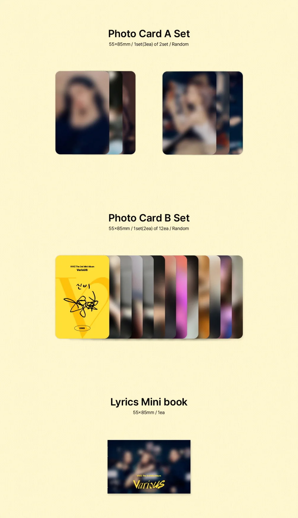 [QR CARD ALBUM] VIVIZ - VarioUS PLVE ver. - Image 4