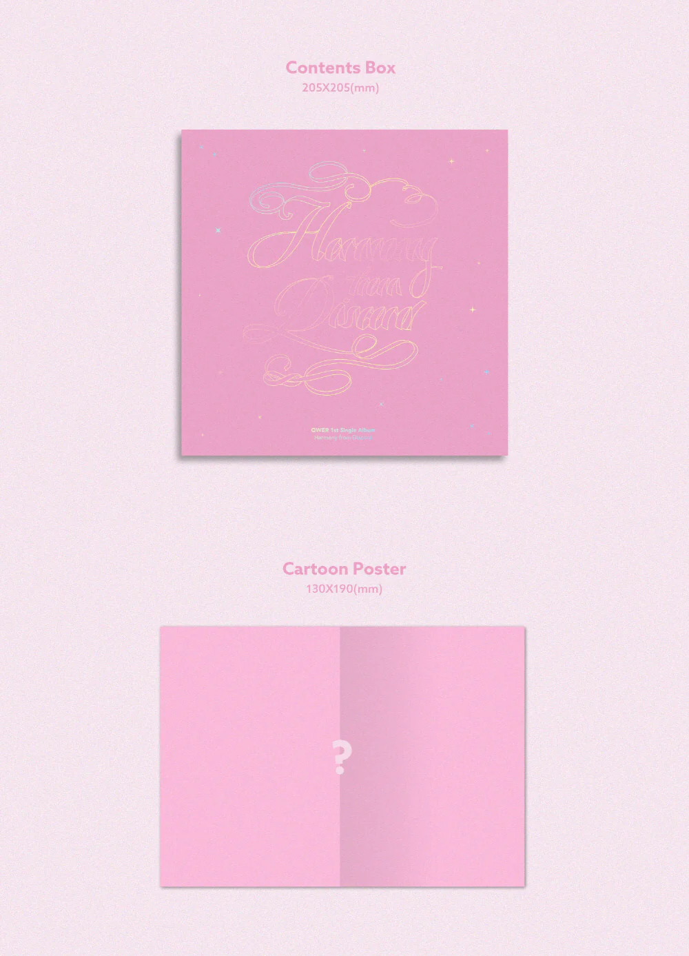 QWER - 1st Single Album Harmony from Discord CD Album - Image 4