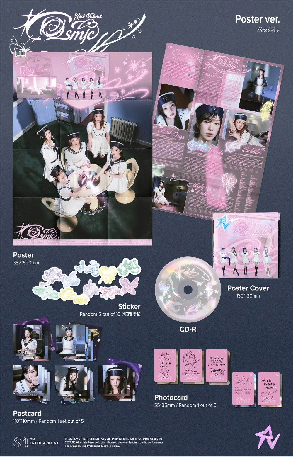 Red Velvet - Cosmic [Poster Ver.] Album - Image 2