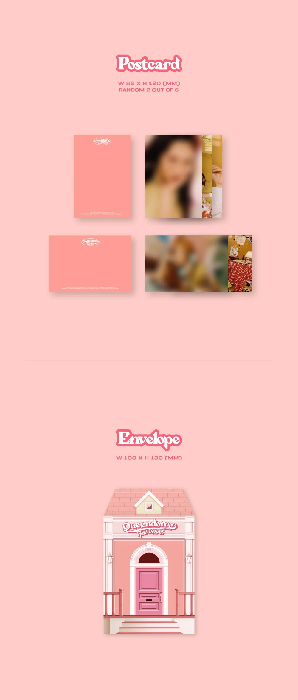 RED VELVET - QUEENDOM [Girls ver.] 6th Mini Album+Extra Photocards Set - Image 5