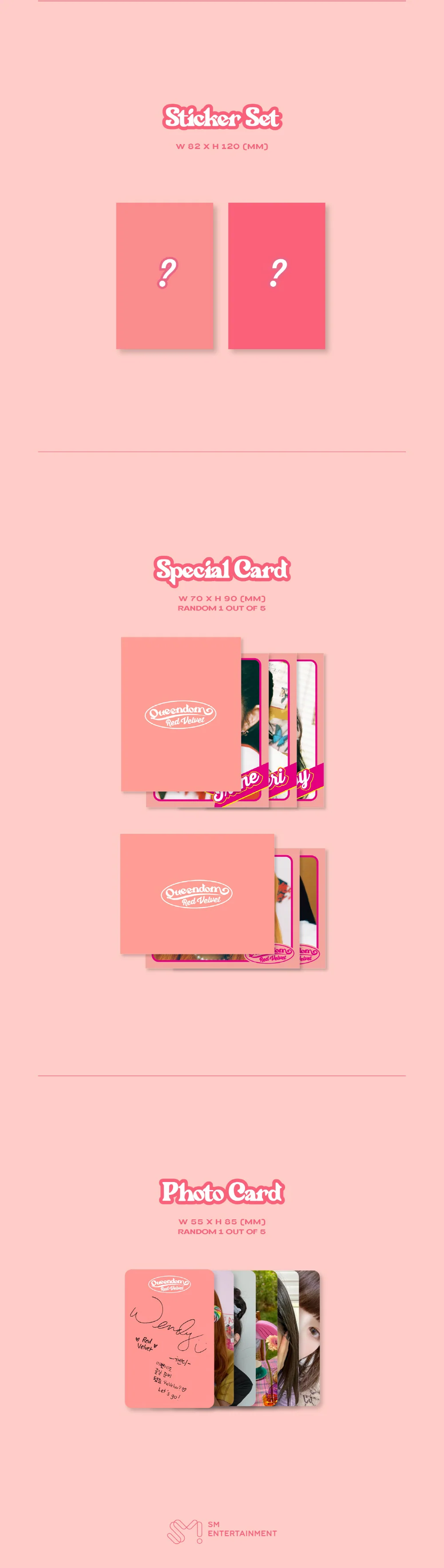 RED VELVET - QUEENDOM [Girls ver.] 6th Mini Album+Extra Photocards Set - Image 6
