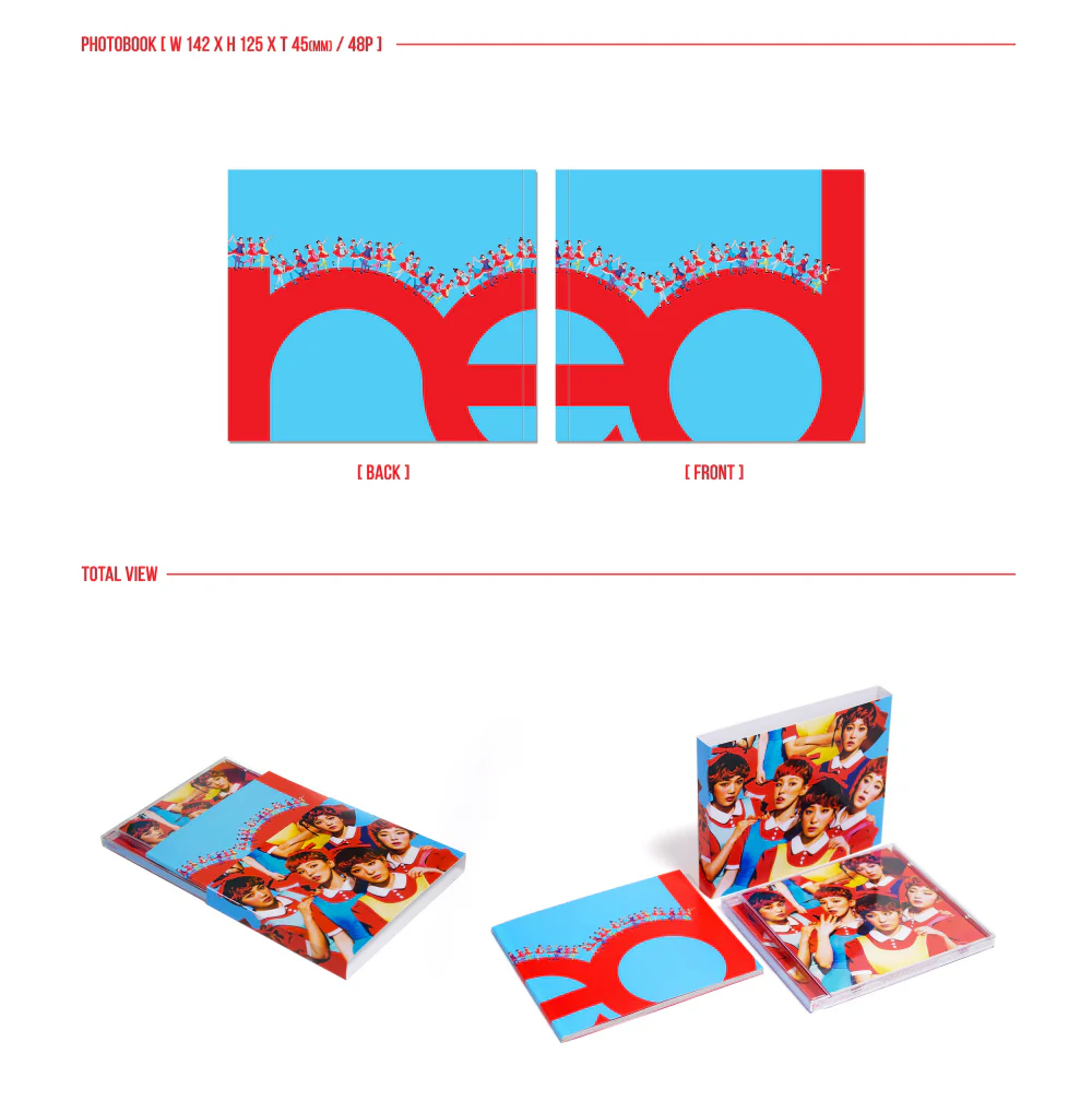 RED VELVET - The Red (Vol.1) Album+Extra Photocards Set (Random ver.) - Image 4