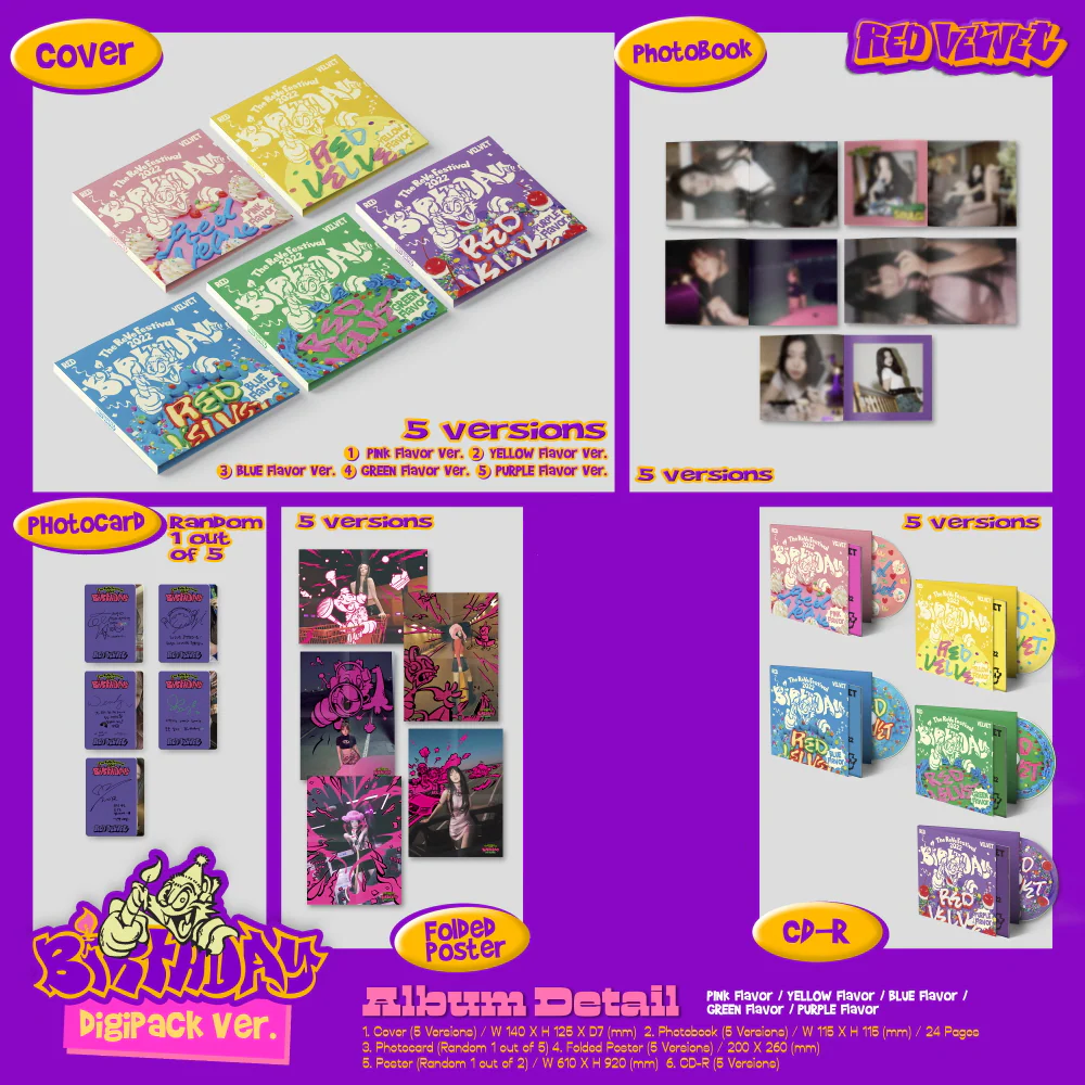 Red Velvet - The ReVe Festival 2022 Birthday [Digipack Ver.] Album - Image 2