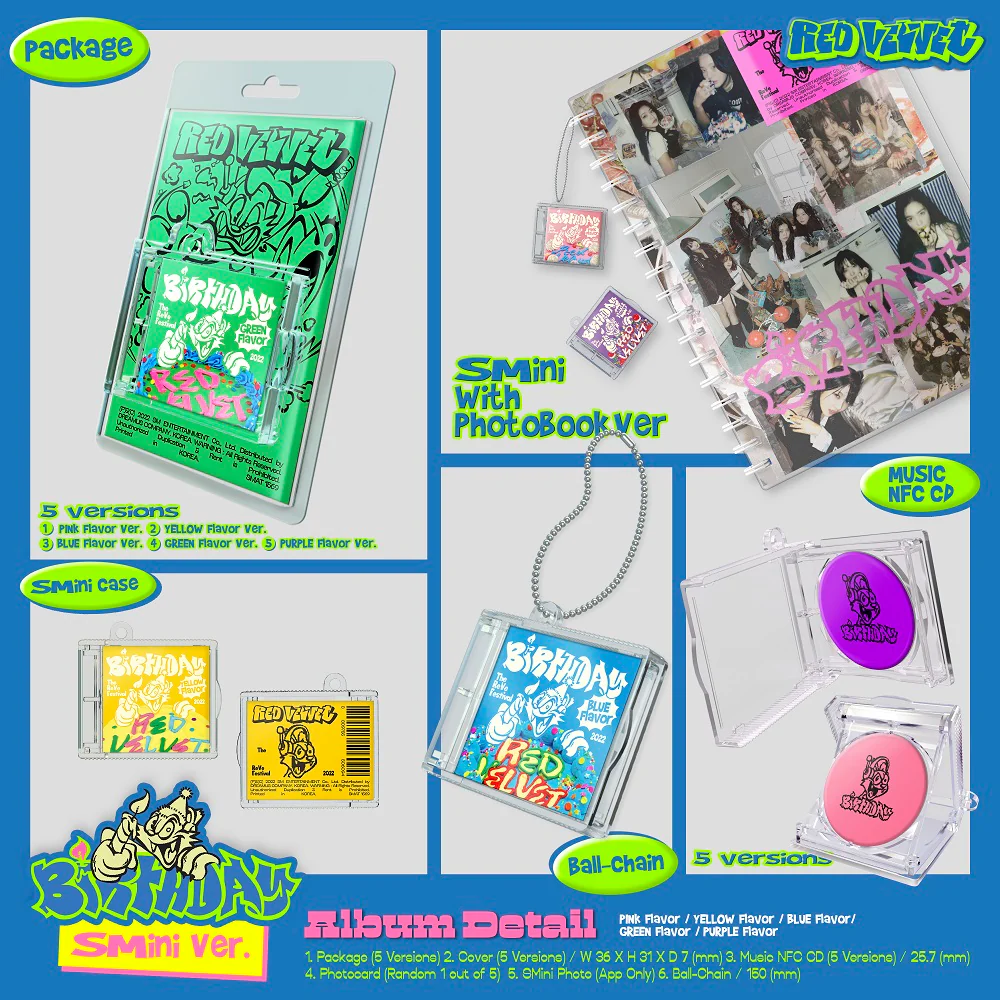 RED VELVET - The ReVe Festival 2022 - Birthday SMini ver. / SMART ALBUM - Image 2