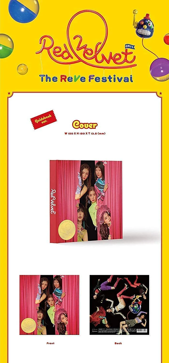 Red Velvet - The Reve Festival DAY 1 [GUIDE BOOK ver.] Album+Free Gift - Image 2