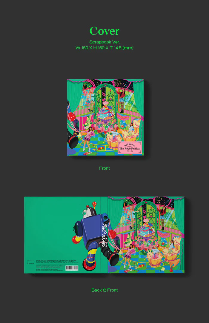 RED VELVET - The ReVe Festival Finale [Scrapbook ver.] Album+Free Gift - Image 3