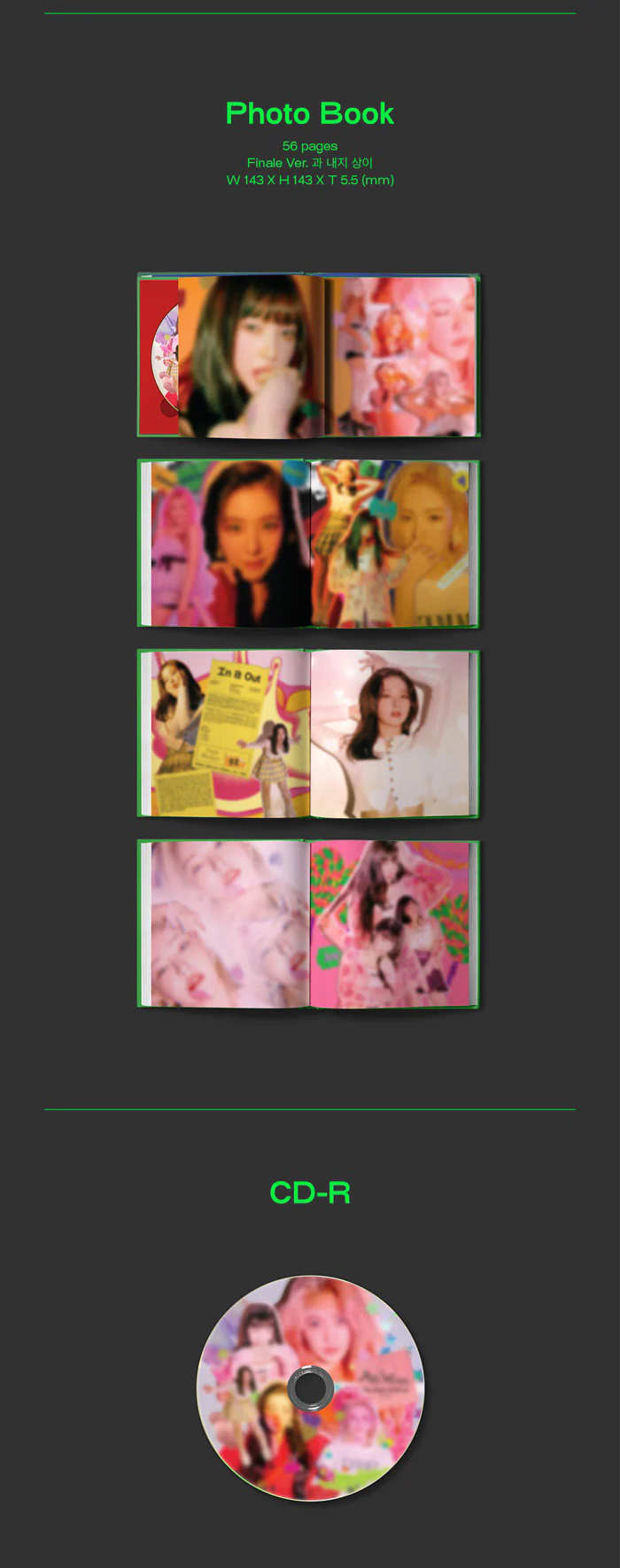 RED VELVET - The ReVe Festival Finale [Scrapbook ver.] Album+Free Gift - Image 4