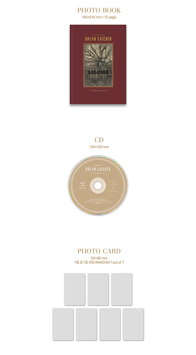 [Reissue] DREAMCATCHER - 2nd Single Album Nightmare - Fall asleep in the mirror+Pre-Order Gift - Image 3