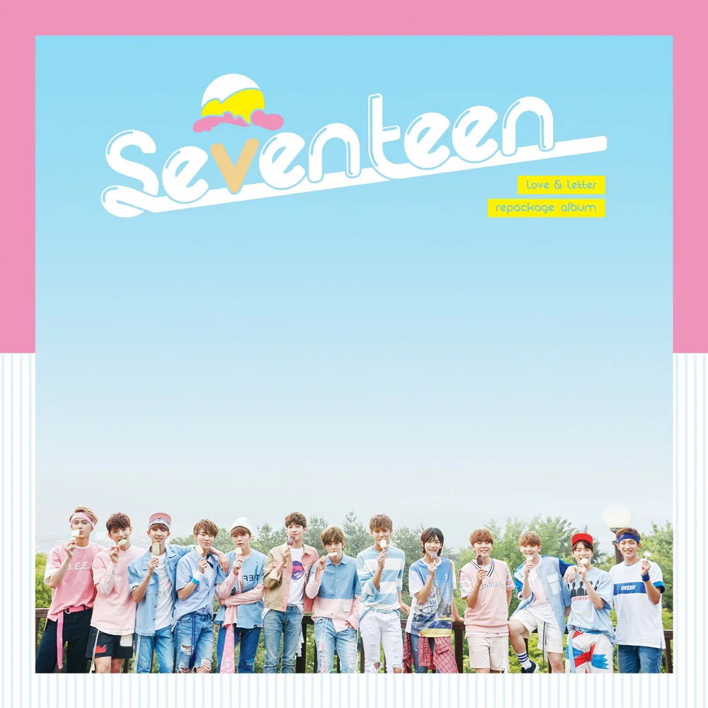[Reissue] SEVENTEEN - Love & Letter Repackage Album Standard Edition+Extra Photocards Set - Image 2