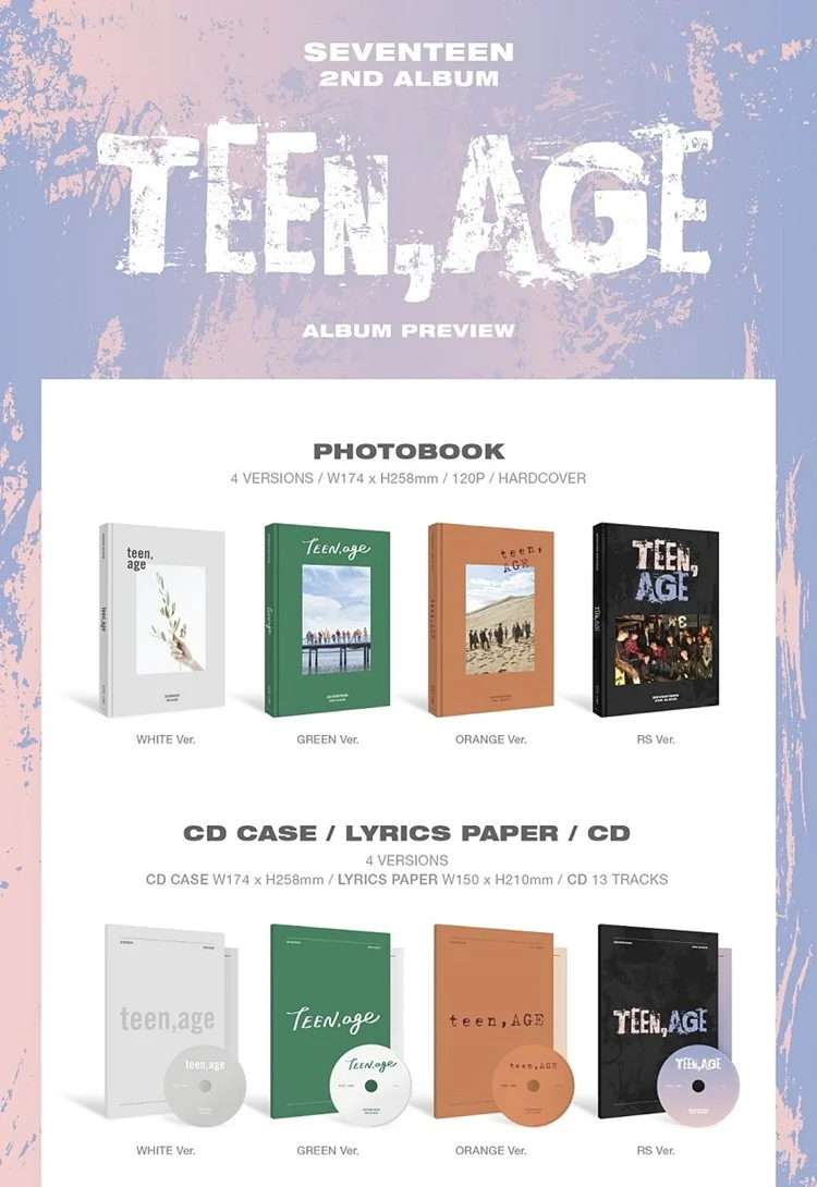 [Reissue] SEVENTEEN - 2nd Album TEEN, AGE - Image 2