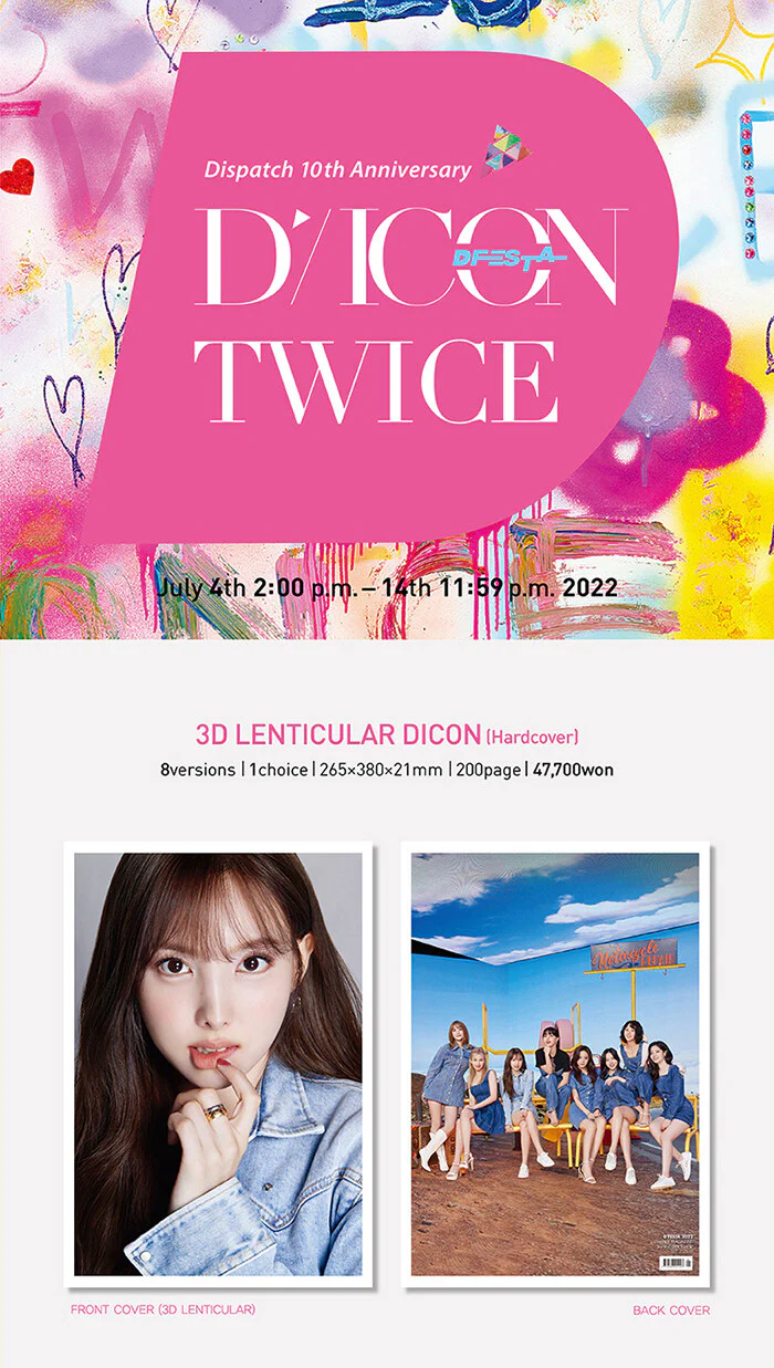 [PRE-ORDER SEP 19] DICON D’FESTA TWICE Dispatch 10th Anniversary Photobook - Image 2