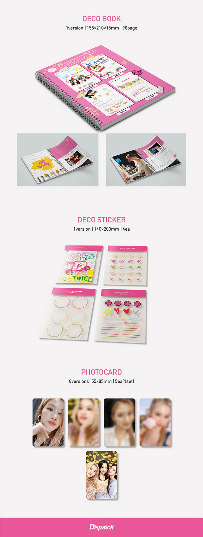 [PRE-ORDER SEP 19] DICON D’FESTA TWICE Dispatch 10th Anniversary Photobook - Image 3