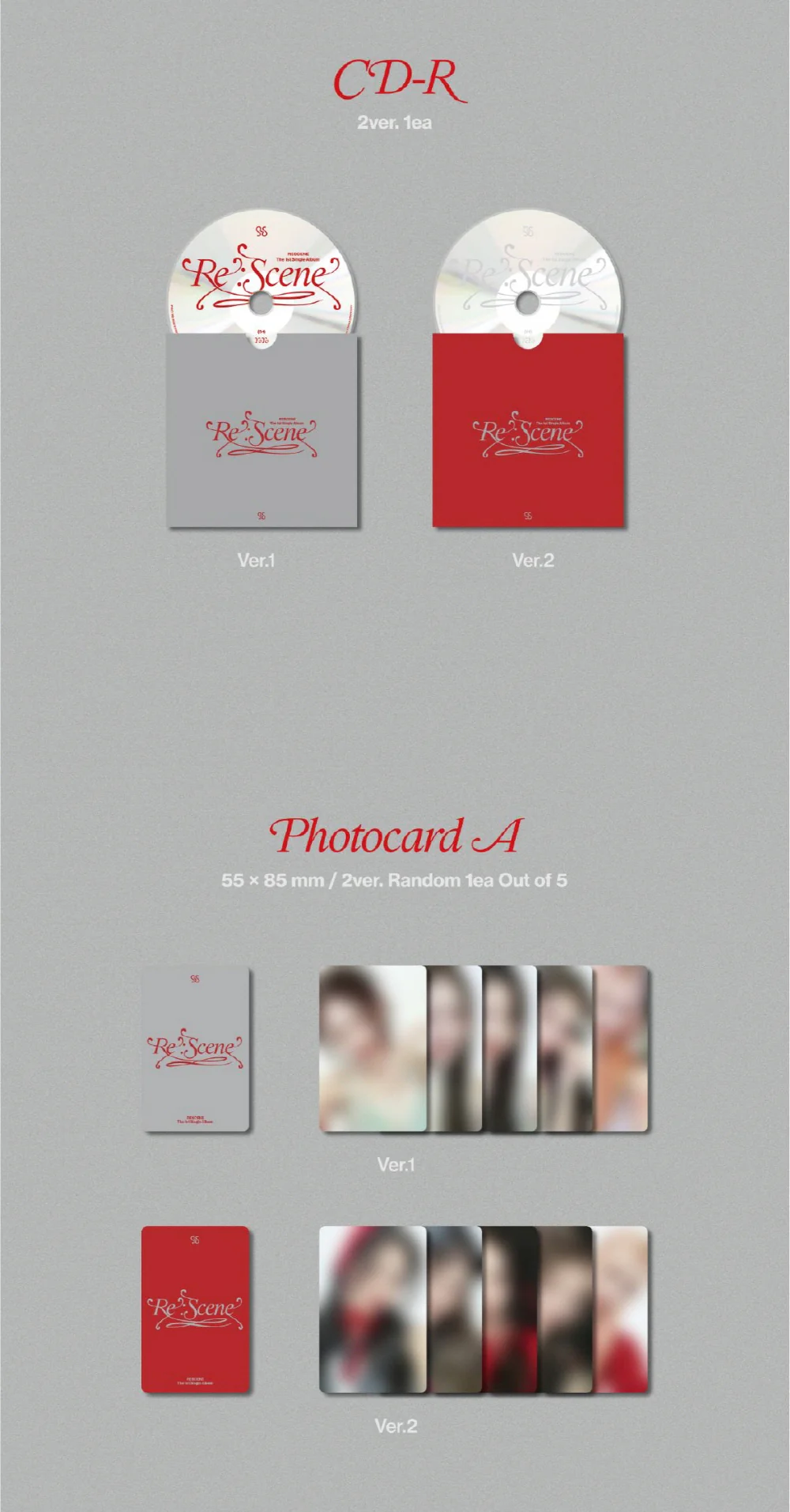 RESCENE - 1st Single Album Re:Scene CD - Image 4