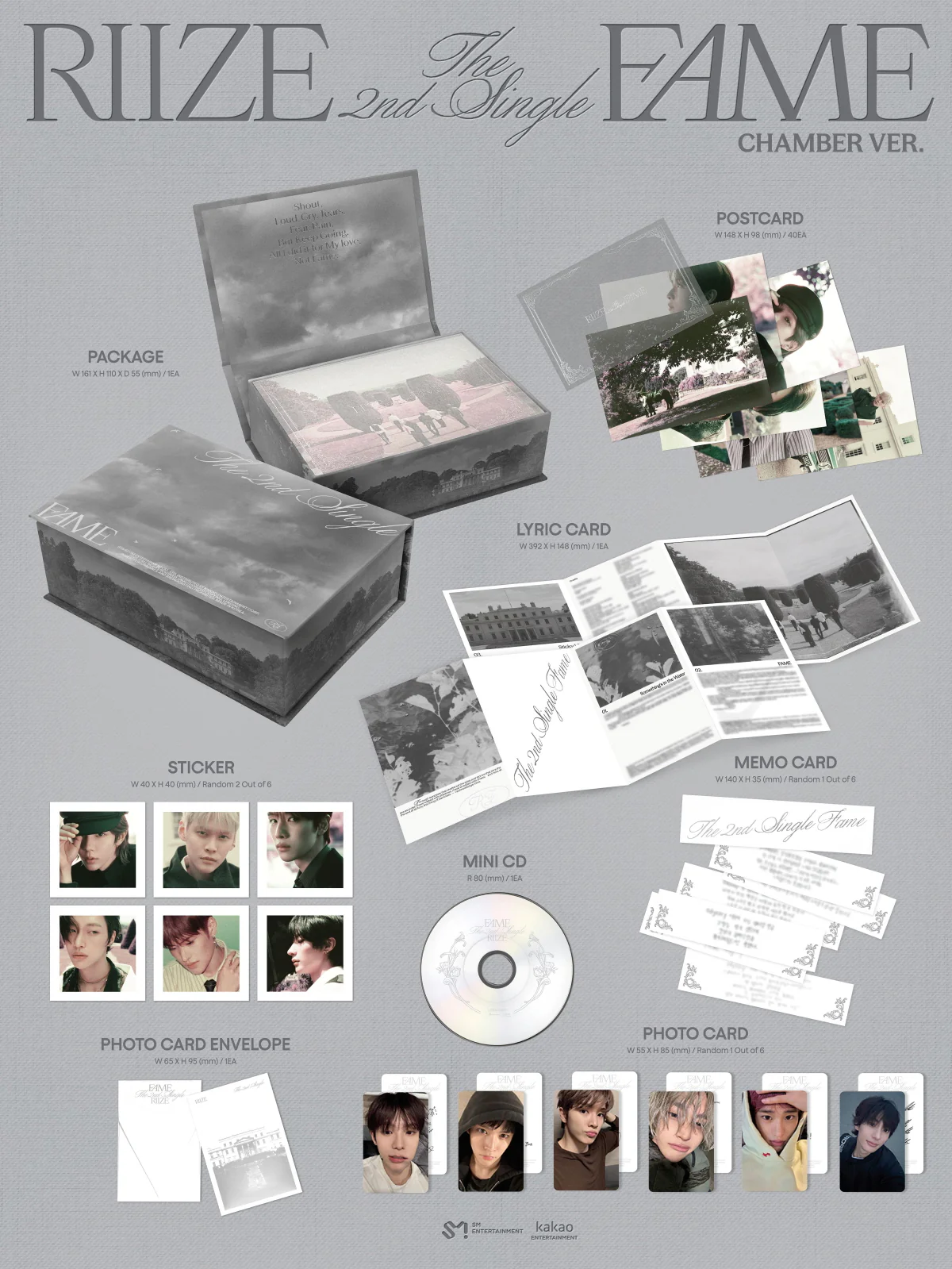 RIIZE - 2nd Single Album Fame [Chamber Ver.] - Image 2