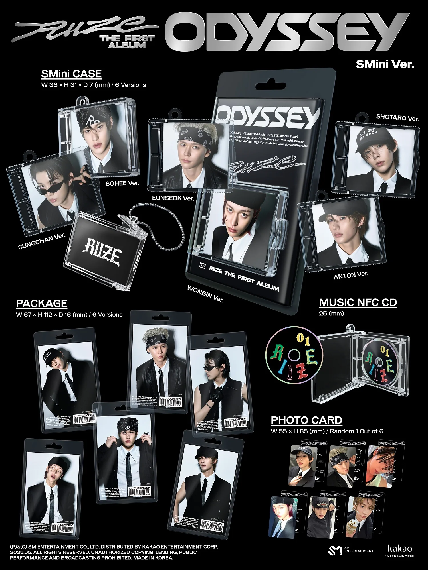 RIIZE - ODYSSEY [SMini Ver.] Smart Album - Image 2