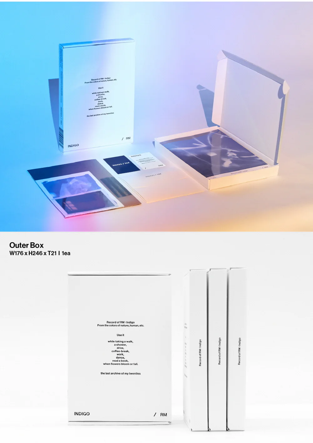 RM BTS - Indigo [Book Edition] Album - Image 3