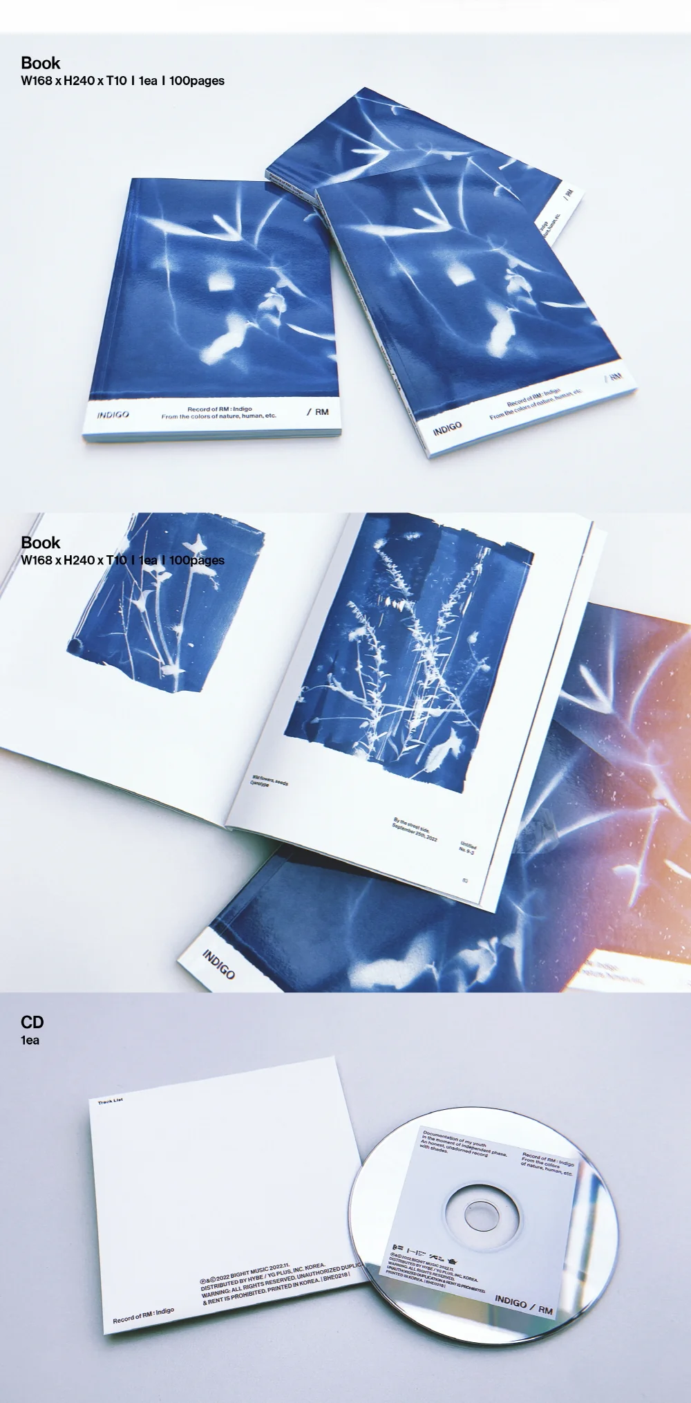 RM BTS - Indigo [Book Edition] Album - Image 4