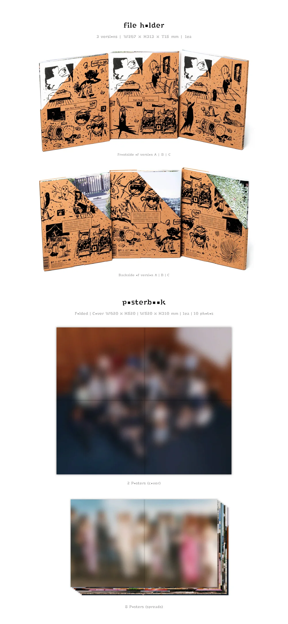 RM BTS - Right Place, Wrong Person [3 ver + Weverse Albums ver. SET] 4Album - Image 3