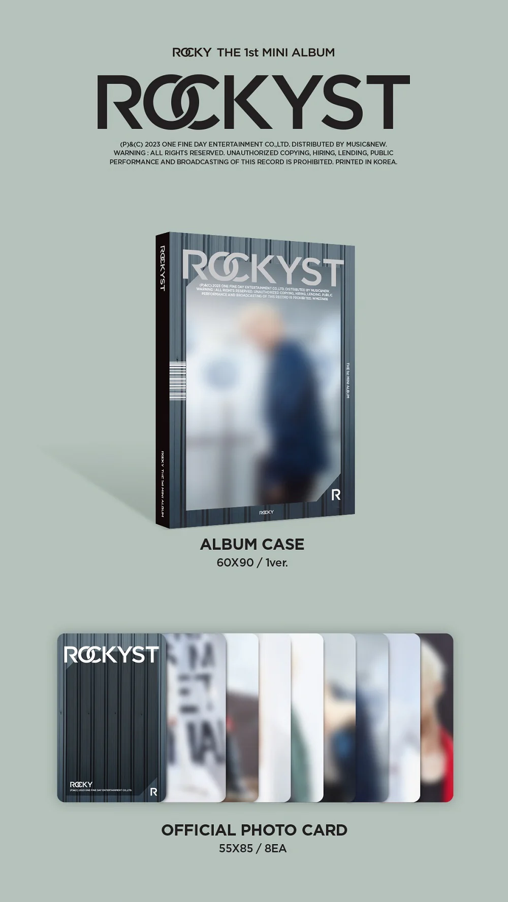 ROCKY PARK MIN HYUK - 1st Mini Album ROCKYST [Platform ver.] - Image 2