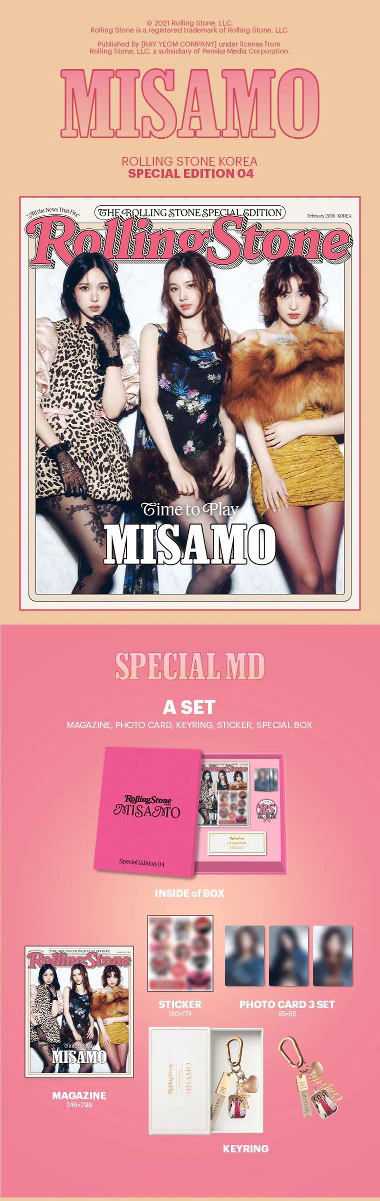 Rolling Stone Korea Special Edition Vol. 4 MISAMO TWICE - Image 2