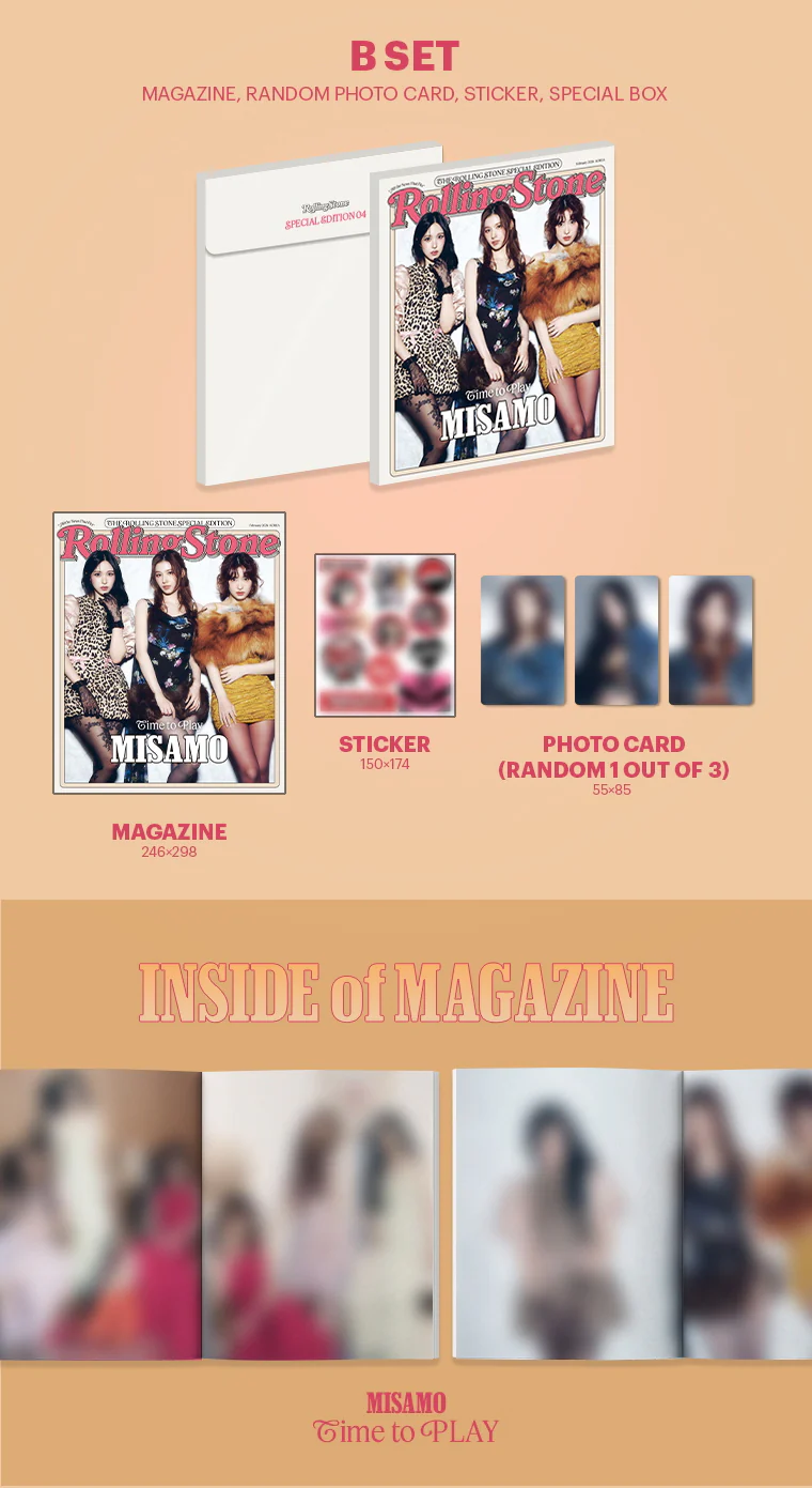 Rolling Stone Korea Special Edition Vol. 4 MISAMO TWICE - Image 3