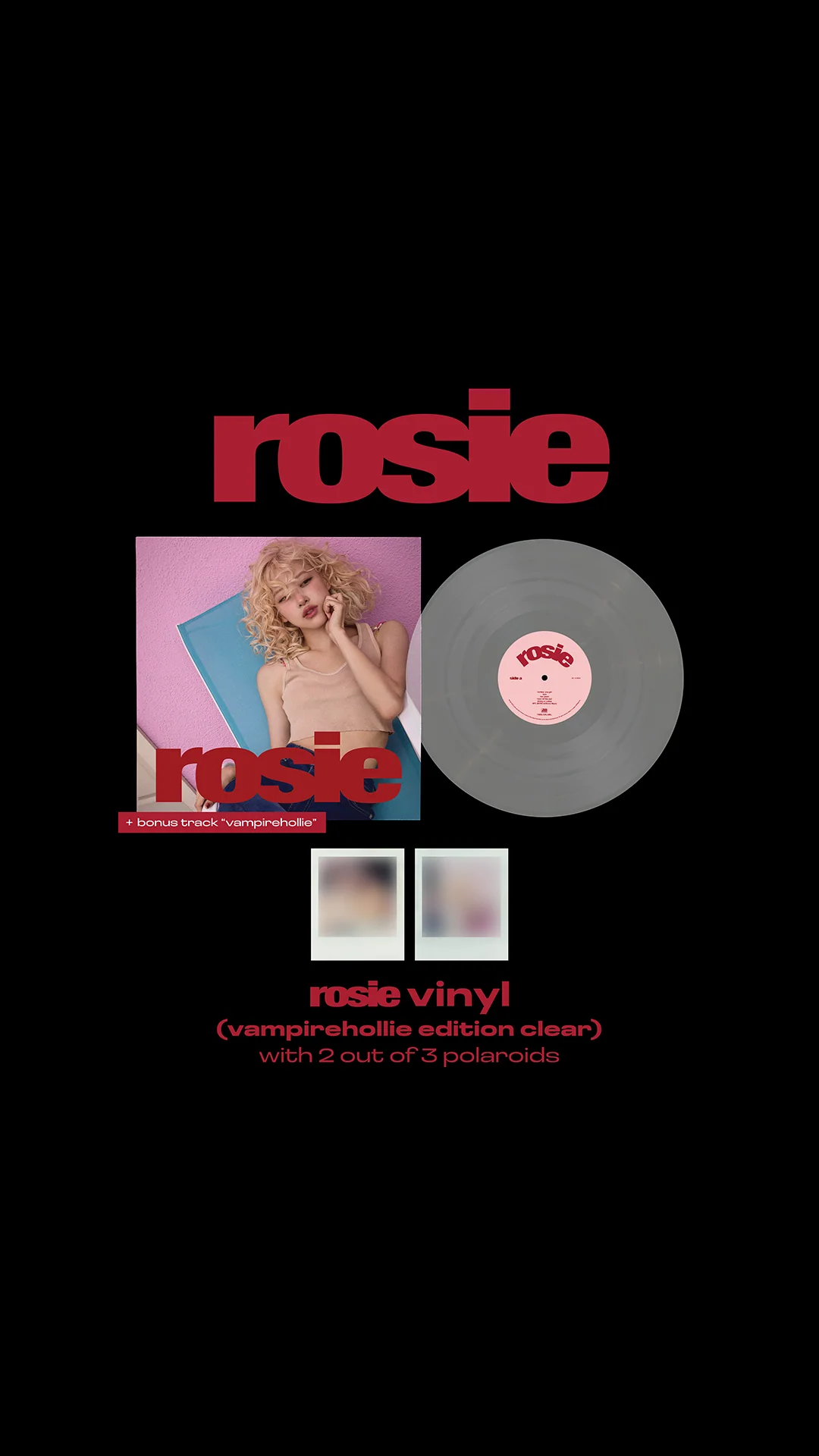 ROSÉ ROSE - first studio album rosie [vinyl LP] - Image 6