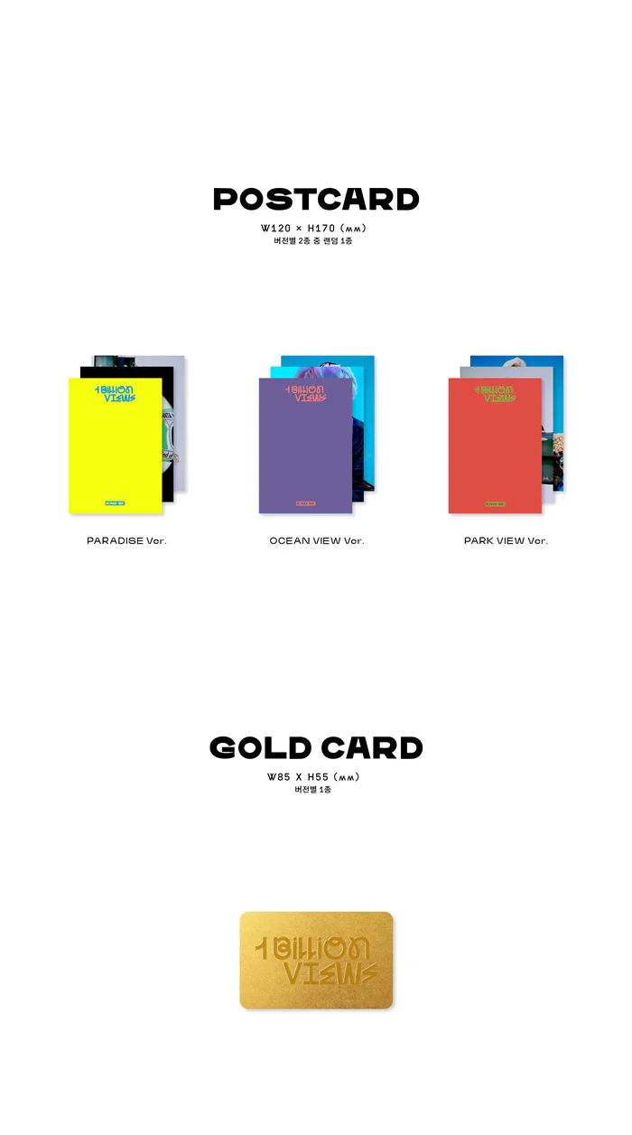SEHUN&CHANYEOL EXO-SC - 1 Billion Views (Vol.1) Album+Extra Photocards Set - Image 7