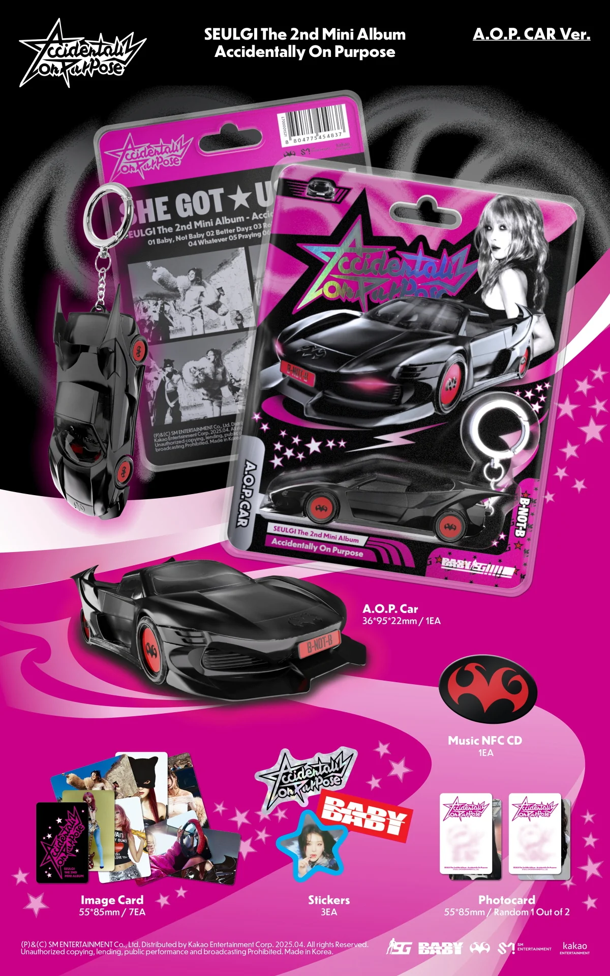 Seulgi - Accidentally On Purpose Limited Edition A.O.P Car version Smart Album - Image 2