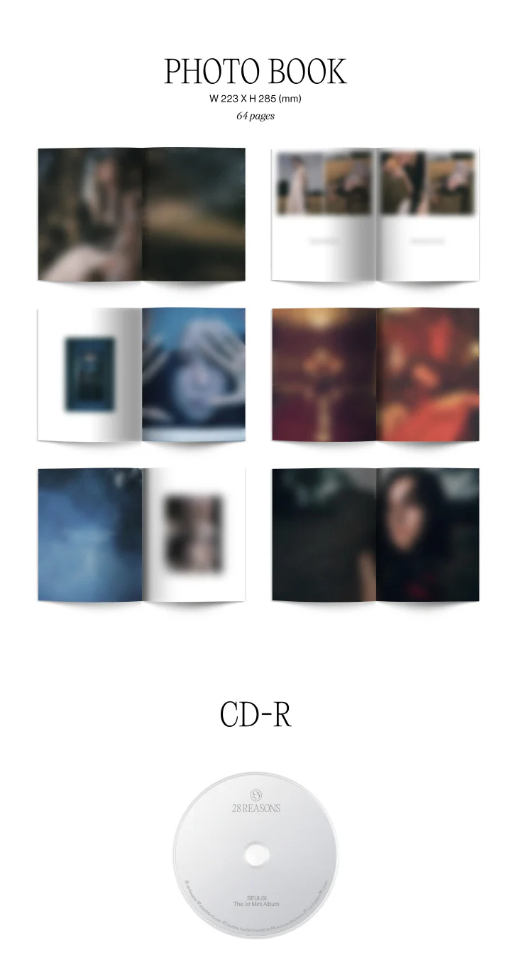 SEULGI Red Velvet - 28 Reasons [Photo Book Ver.] 1st Mini Album+Free Gift - Image 3