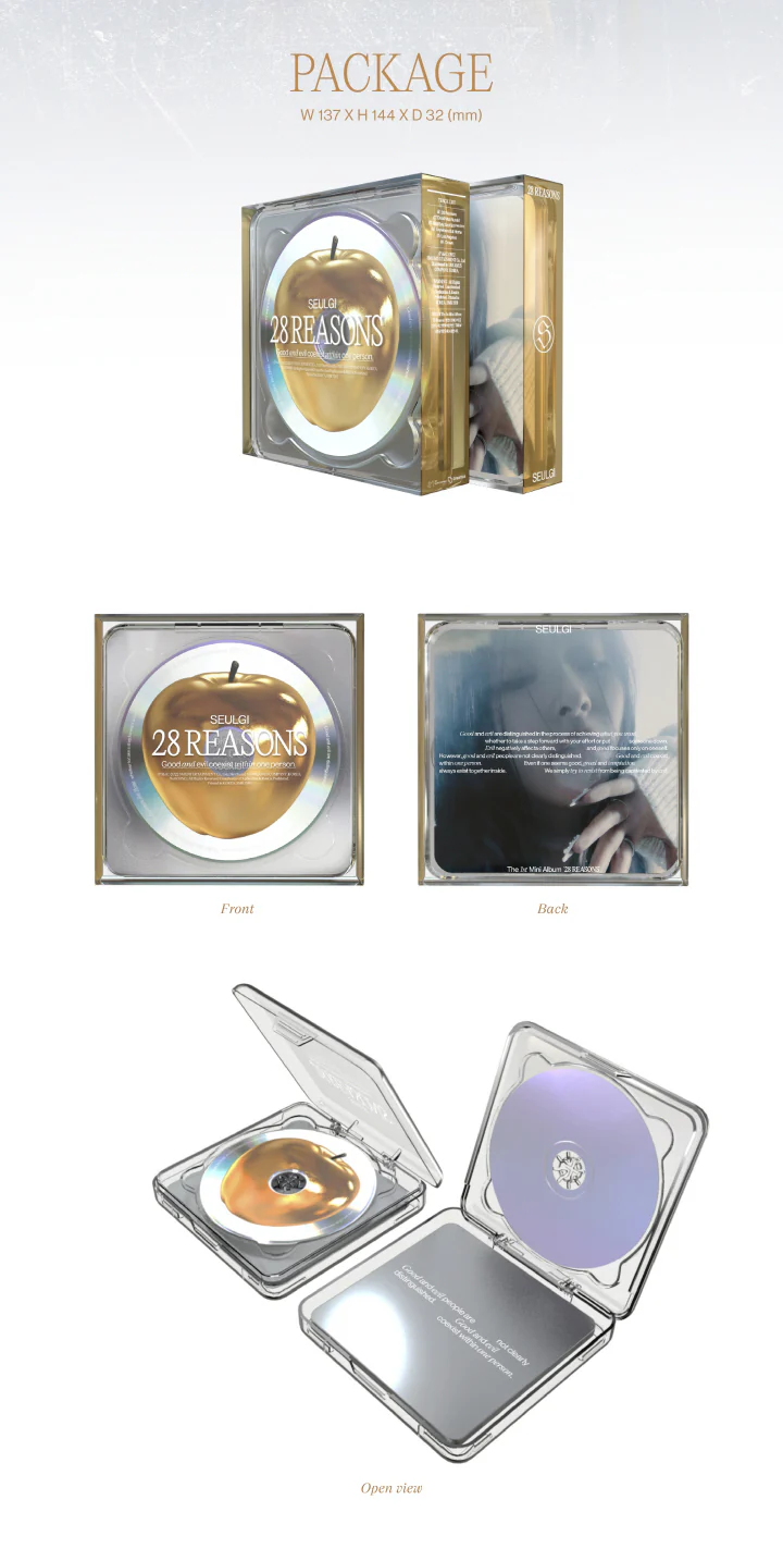 SEULGI Red Velvet - 28 Reasons [Case Ver.] 1st Mini Album+Free Gift - Image 3