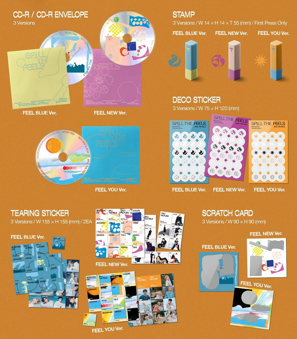 SEVENTEEN - SPILL THE FEELS [Standard ver.] 12th Mini Album - Image 4