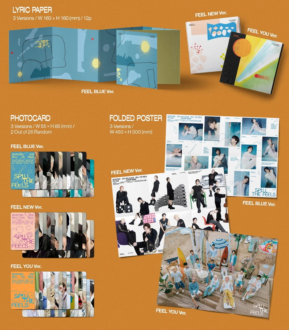 SEVENTEEN - SPILL THE FEELS [Standard ver.] 12th Mini Album - Image 5