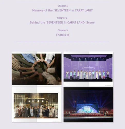 SEVENTEEN 2020 MEMORY BOOK SEVENTEEN in CARAT LAND - Image 3