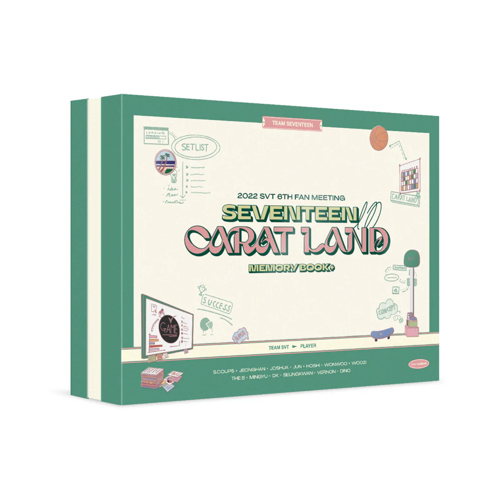 SEVENTEEN - 2022 SVT 6TH FAN MEETING 〈SEVENTEEN in CARAT LAND〉 MEMORY BOOK+DVD