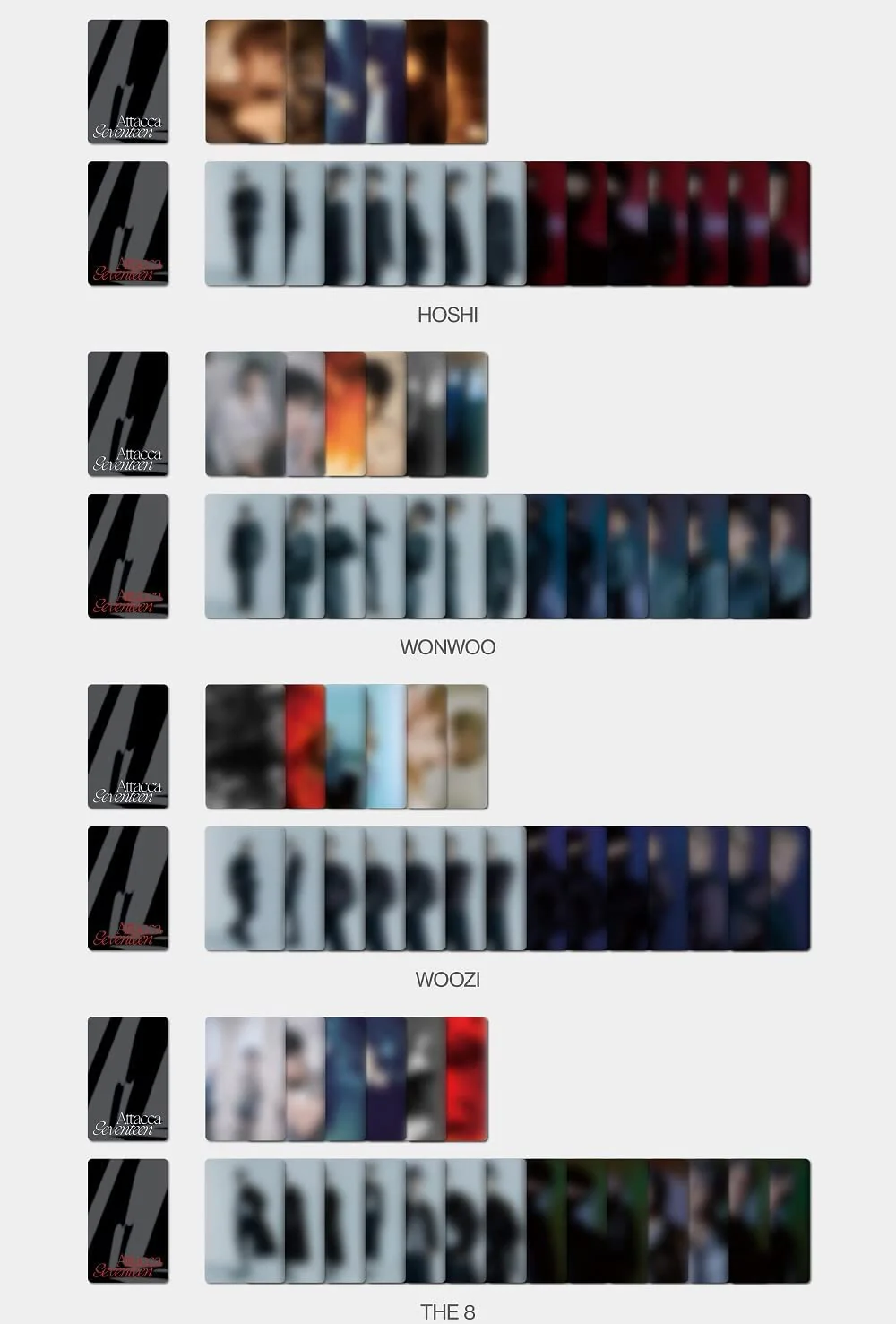 SEVENTEEN - 9th Mini Album Attacca [CARAT ver.] CD+Extra Photocards - Image 4