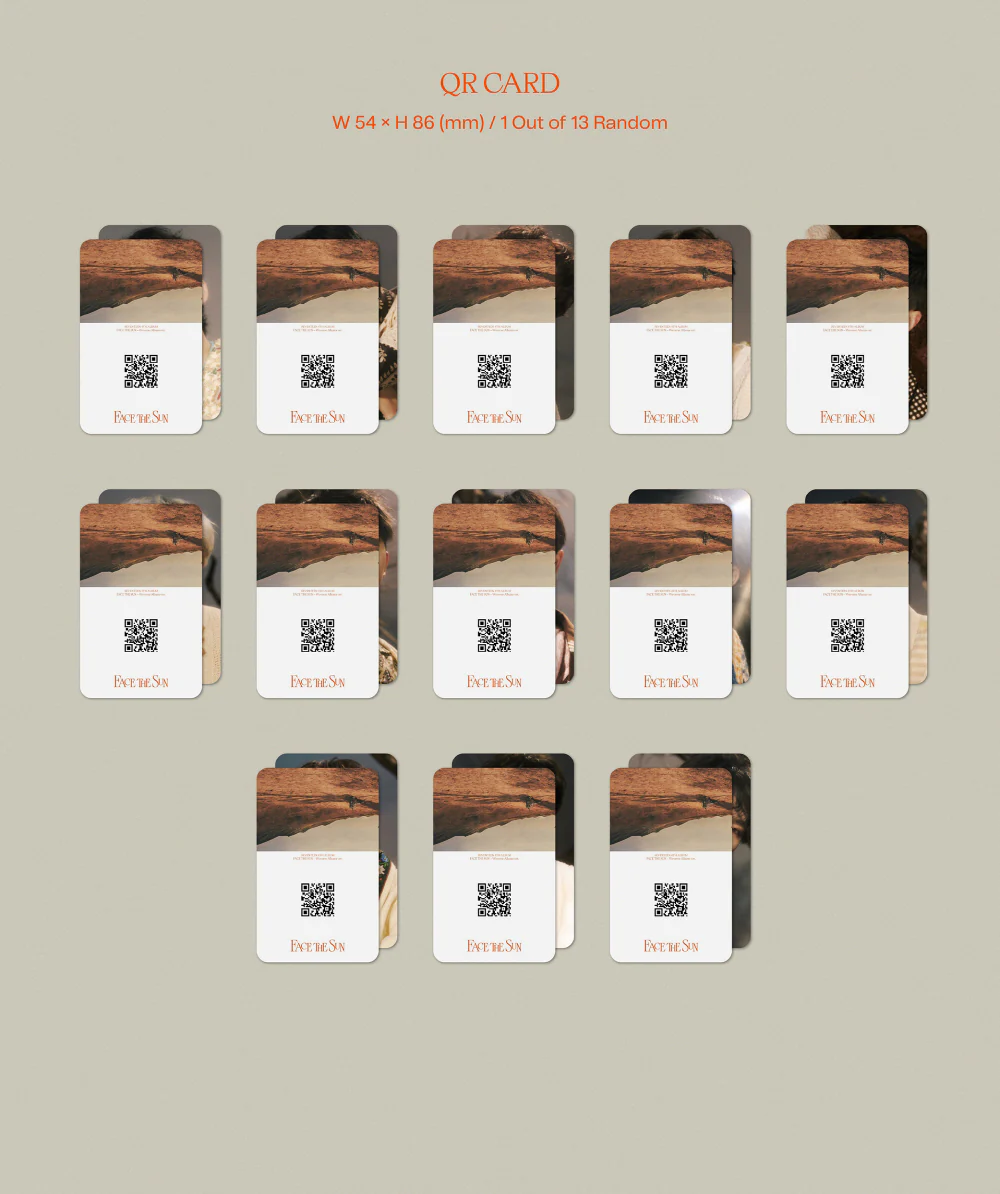SEVENTEEN - Face the Sun [Weverse Albums ver.] QR Card+Extra Photocards Set (Random ver.) - Image 3
