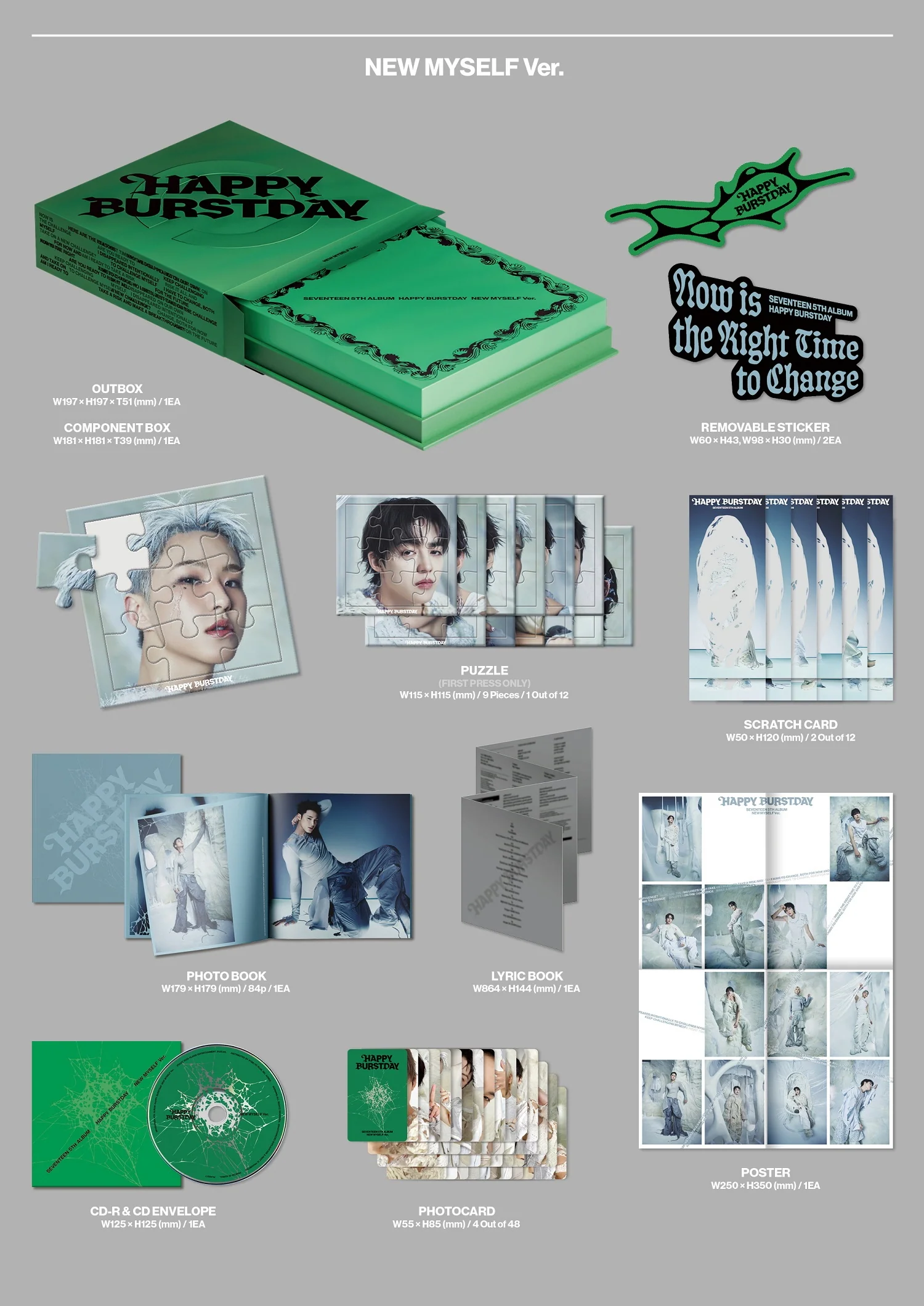 SEVENTEEN - HAPPY BURSTDAY 5th Album - Image 4