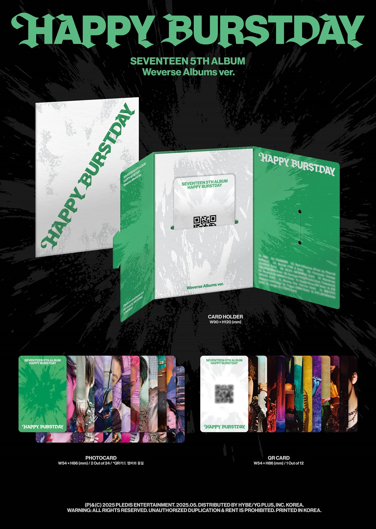 SEVENTEEN - HAPPY BURSTDAY [Weverse Albums ver.] - Image 2