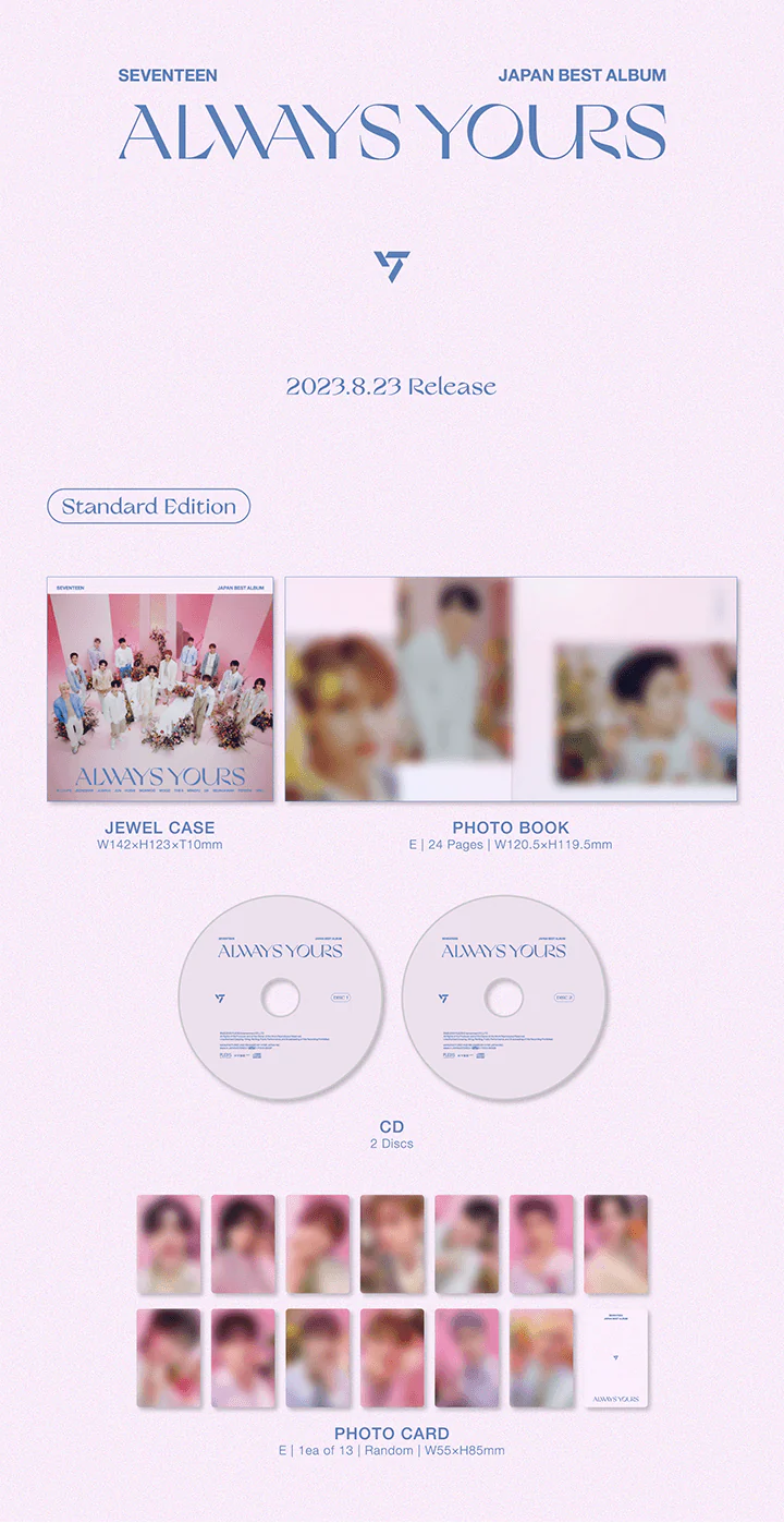 SEVENTEEN - JAPAN Best Album ALWAYS YOURS 1st Press Regular Edition CD - Image 2