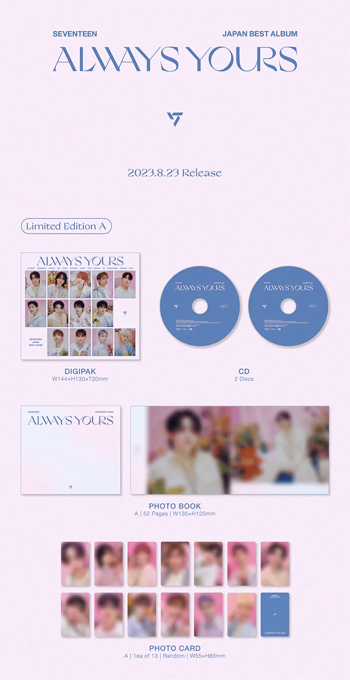 SEVENTEEN - JAPAN Best Album ALWAYS YOURS Limited Edition CD - Image 3