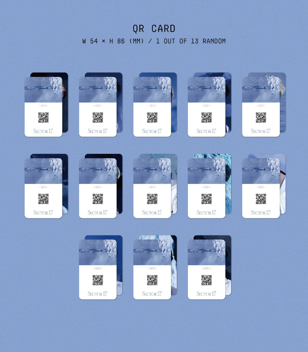 SEVENTEEN - SECTOR 17 [Weverse Albums ver.] QR Card+Free Gift - Image 3