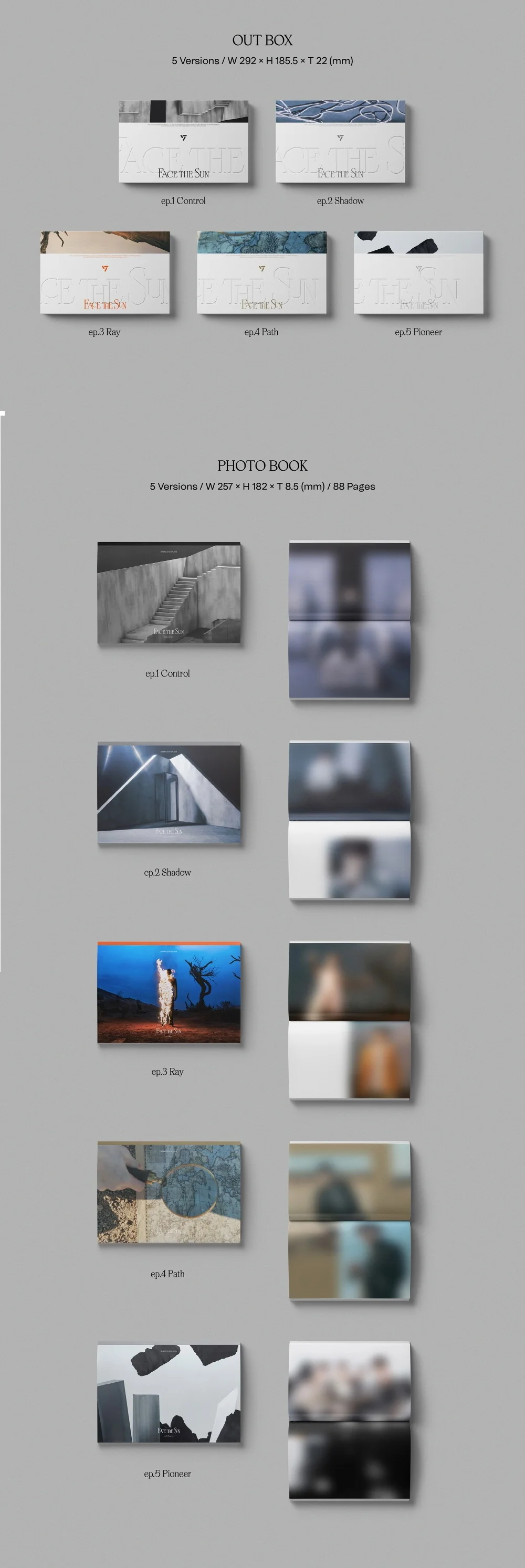 SEVENTEEN - Vol.4 Face the Sun (Random ver.) CD - Image 2