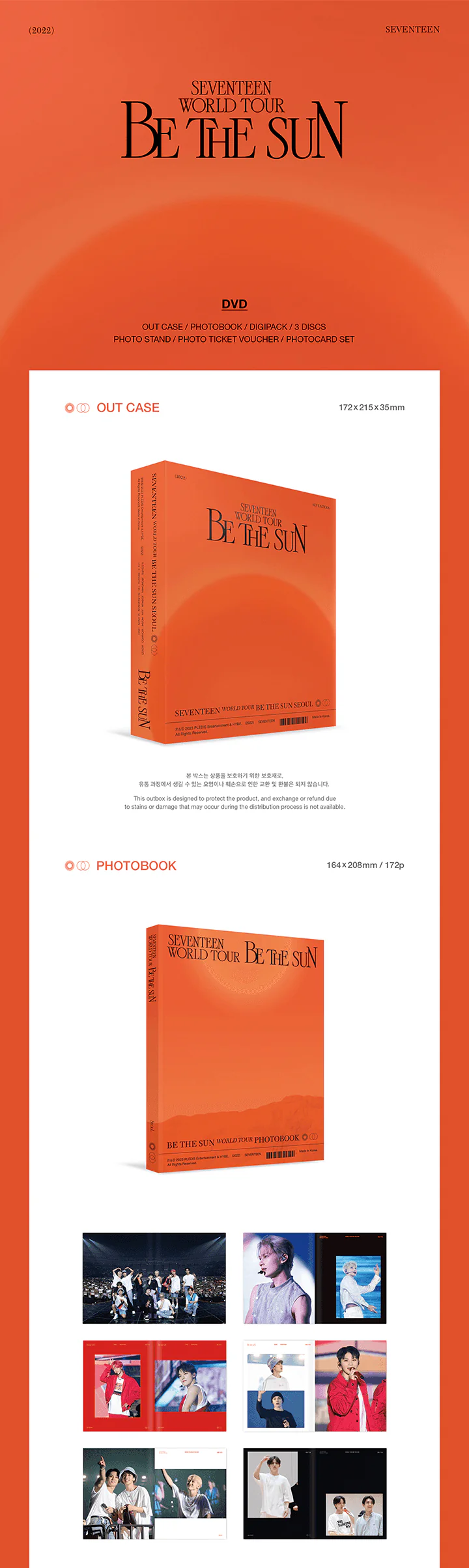 SEVENTEEN WORLD TOUR [BE THE SUN] - SEOUL DVD - Image 2