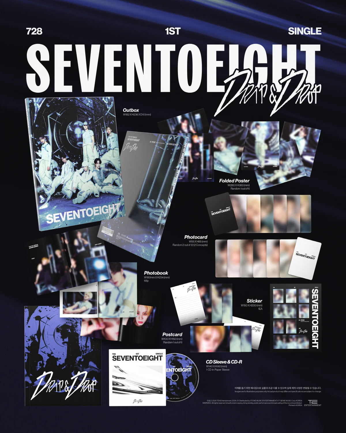 SEVENTOEIGHT - 1st Single Album SEVENTOEIGHT - Image 2