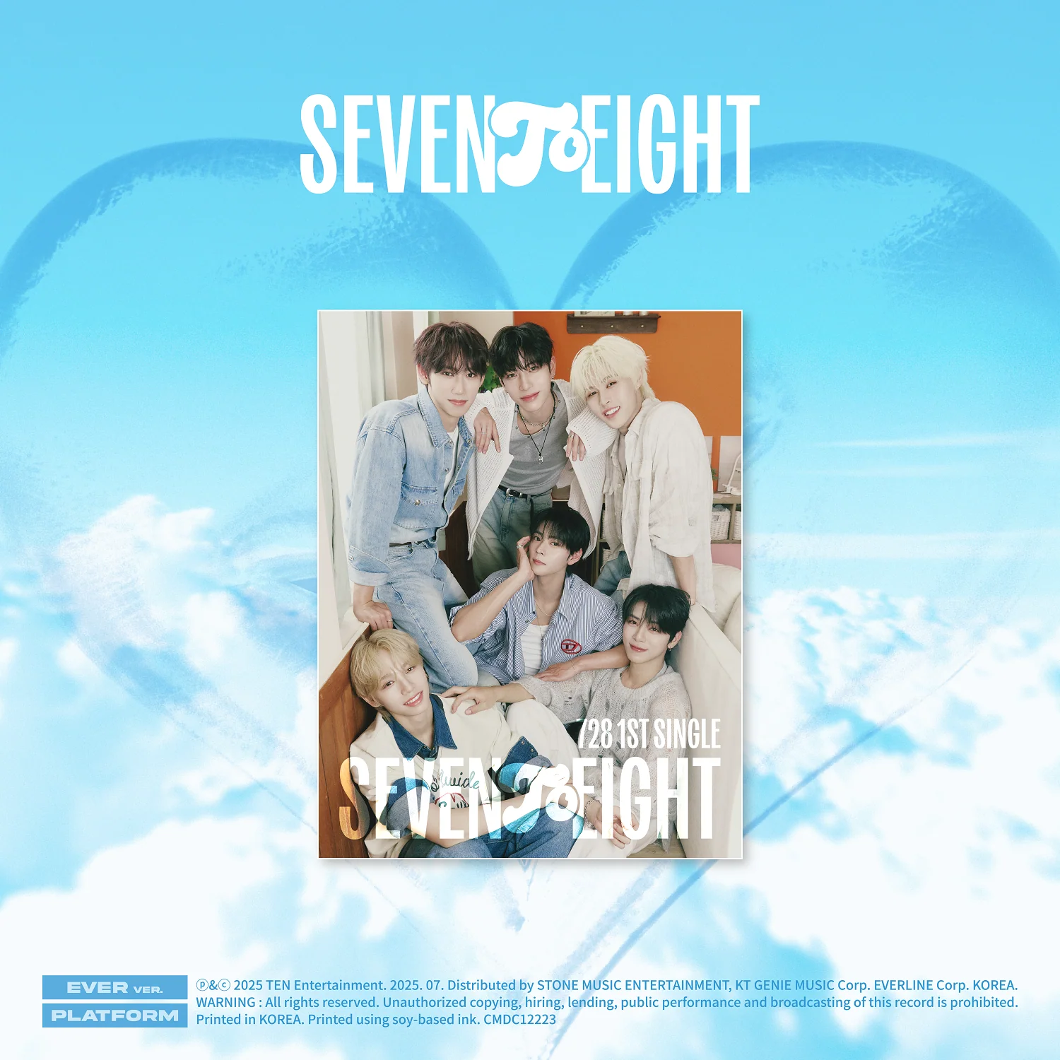 Seventoeight - 1st Single Album Seventoeight Ever Music Album version