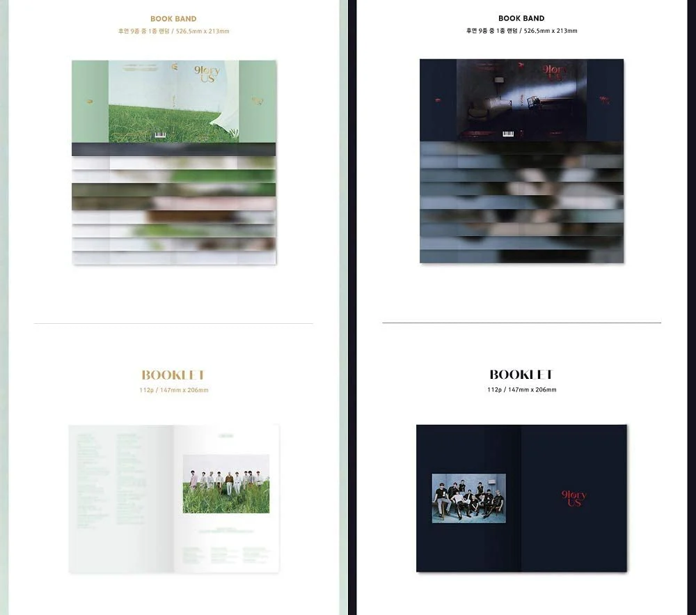 SF9 - 9loryUS (8th Mini Album) Album+Extra Photocards Set - Image 3