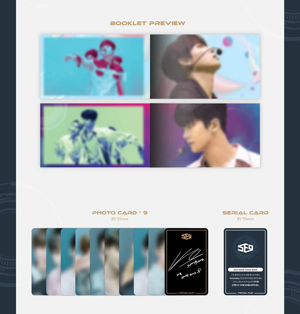 SF9 - SF9 VP [Virtual Play] Album+Extra Photocards Set - Image 4