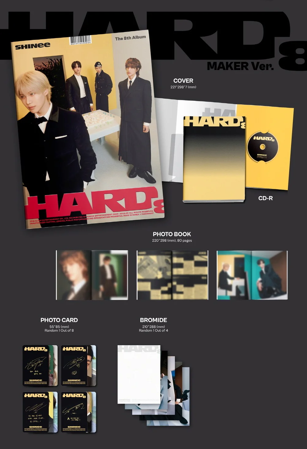 SHINee - HARD [Photo Book Ver.] Album - Image 3