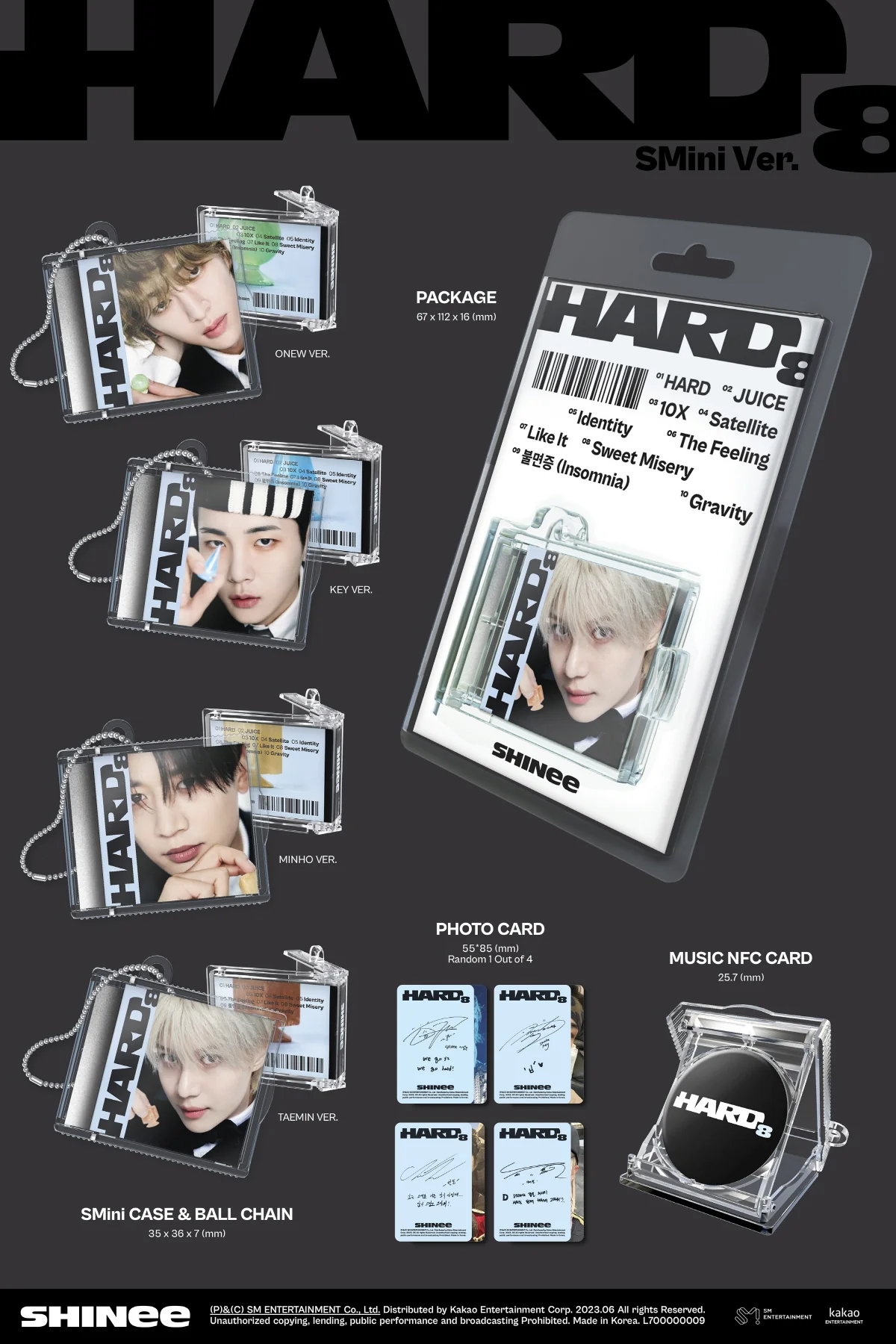 SHINee - HARD [SMini Ver.] Smart Album - Image 2